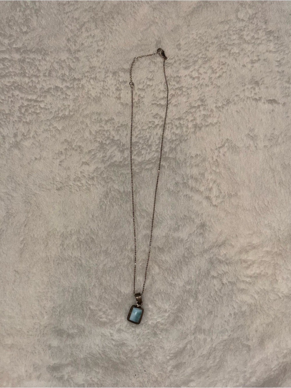 Reversible Amber Pendant Necklace